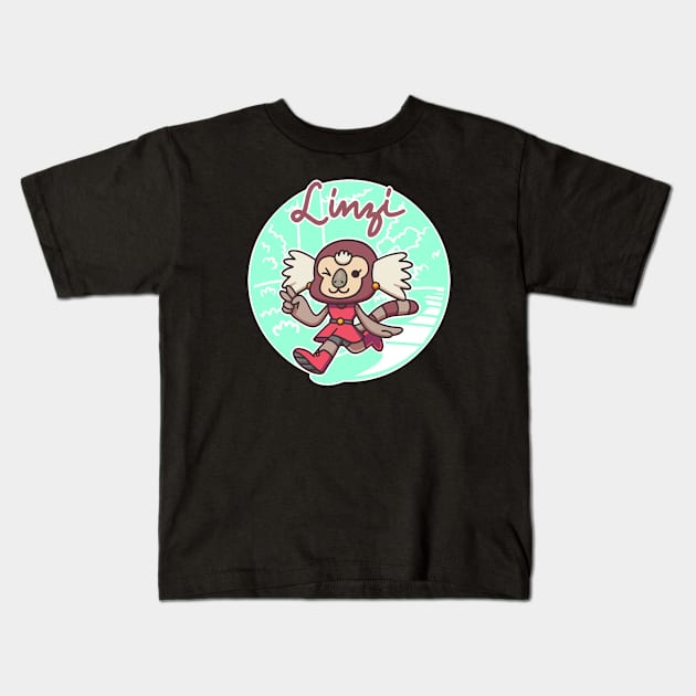 Linzi the Marmoset Kids T-Shirt by knitetgantt